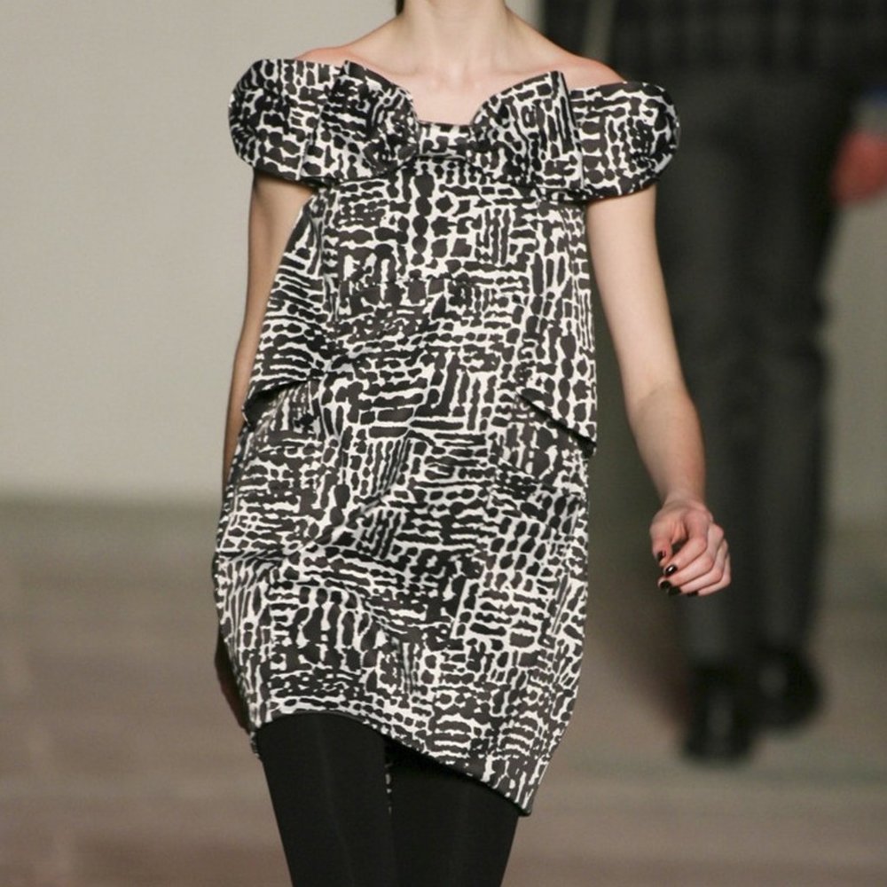 Marc by Marc Jacobs Black Concrete Jungle Dress